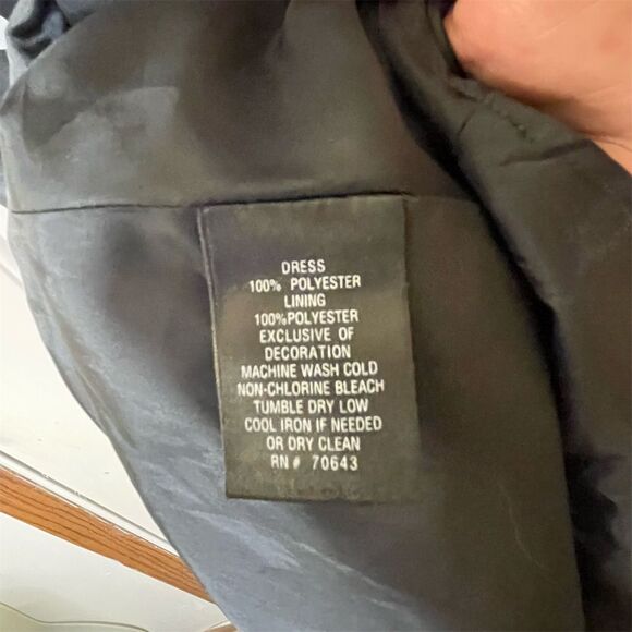 Jessica Howard Women's Size 12 Black Polka Dot Fit & Flare Dress - Picture 5 of 6